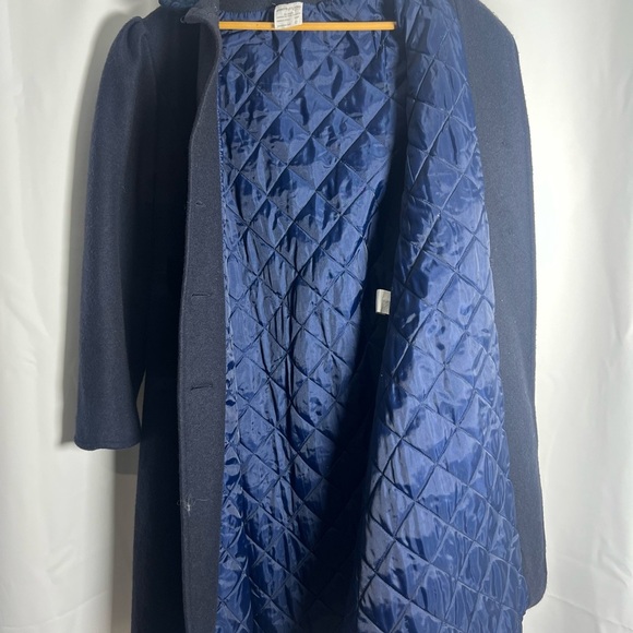 Pierre Cardin Paris - Navy Pea Coat - Picture 7 of 8